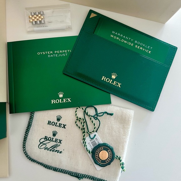 Rolex Datejust 31mm two tone Gold Steel Jubilee Gray Dial With Diamonds - Picture 3 of 14